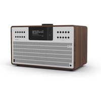 SuperCD CD/Radio-System walnuß/silber