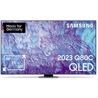 GQ98Q80CAT 247 cm (98") QLED AI TV mit AI Neural Quantum Prozessor 4K carbonsilber