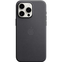 Feingewebe Case mit MagSafe für iPhone 15 Pro Max schwarz