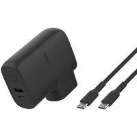 Boost Charge (5.000mAh ) Powerbank inkl. Reisestecker-Set schwarz