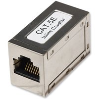 Kupplung RJ45 Cat5e FTP silber