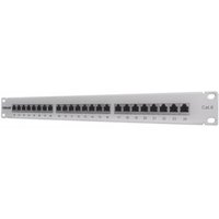 Patchpanel 1HE 24-Port Cat6 FTP grau