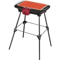 BG90F5 Easygrill Adjust Party-/Barbequegrill schwarz/burgundrot