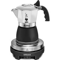 RK 505/K Espresso Geschenk-Set Kochplatte edelstahl/schwarz