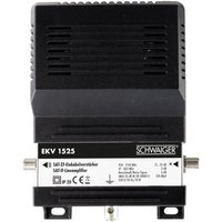 SAT-ZF Einkabelverstärker (25 dB) schwarz/silber