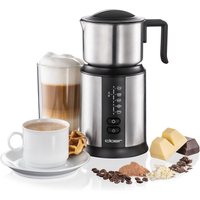 7789 Milchaufschäumer schwarz/silber