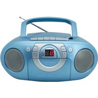 SCD5100BL Radio-Rekorder mit CD + Kassette blau