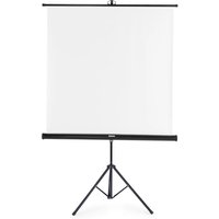 Leinwand mit Stativ 125x125cm weiß