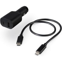 USB-C-Netzteil schwarz für PKW