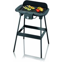 PG 8550 Party-/Barbequegrill mattschwarz/silber