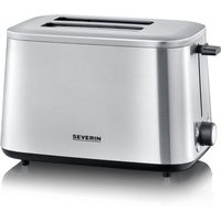 AT 2513 Kompakt-Toaster edelstahl/schwarz