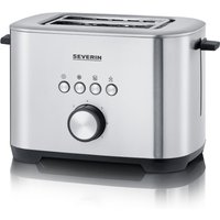 AT 2620 Kompakt-Toaster edelstahl/schwarz