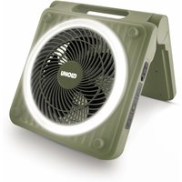 86516 Solarventilator Camping Tischventilator navy grün