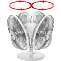 86815 Tischventilator Silverline weiß/silber