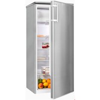 KS 185-4-HE-040E Standkühlschrank mit Gefrierfach edelstahl-Look