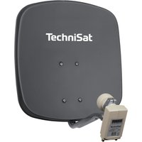 DigiDish 45 Universal-Twin-LNB Satellitenantenne schiefergrau