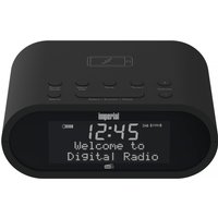 Dabman d20 Uhrenradio schwarz