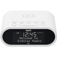 Dabman d20 Uhrenradio weiß
