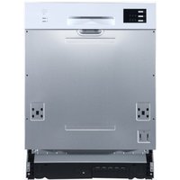 GSP12-6TI-P Teilintegrierter Einbau-Geschirrspüler 60 cm silber