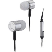 IN-EAR Headphone In-Ear-Kopfhörer mit Kabel silber