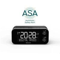DR 455 DAB/DAB+ Uhrenradio schwarz