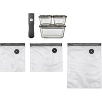 Vacu OneTouch Eco Set Akku Hand-Vakuumierer grau