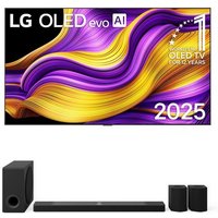 OLED83G58LW 210 cm (83") OLED evo AI TV inkl. DS95TR Soundbar mit Subwoofer und Rücklautsprechern
