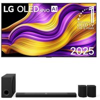 OLED65G58LW 164 cm (65") OLED evo AI TV inkl. DS95TR Soundbar mit Subwoofer und Rücklautsprechern