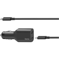 Universal-Kfz-Notebook-Netzteil USB-C 5-20V / 70W schwarz