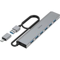USB-Hub 7 Ports USB 3.2 Gen1 grau