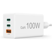 Schnellladegerät (100W) 2x USB-C / 1x USB-A weiß
