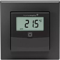 Temperatur-/Luftfeuchtigkeitssensor mit Display (innen) anthrazit
