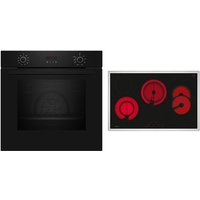 BX48PB0 Herdset bestehend aus B2CCG6AK3 + T18SDH9L0 schwarz/edelstahl