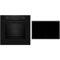 BX48PIB0 Herdset mit Induktionskochfeld bestehend aus B2CCG6AK3 + T58SHF1L0 schwarz/edelstahl