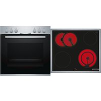 HND211CS62 Herdset bestehend aus HEA510BS2 + NKN645GA2E edelstahl + edelstahl