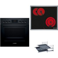 HND211GB1 bestehend aus HEF113BB0+NKN645GA2E+HEZ438201 schwarz/edelststahl