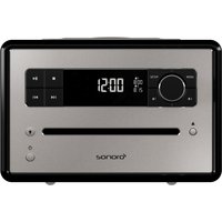 Qubo Uhrenradio mit CD schwarz