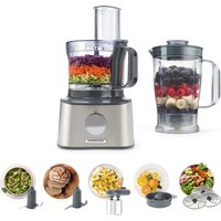 MultiPro Compact FDM301SS Küchenmaschine silber/grau