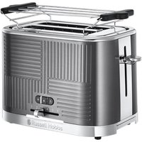 Geo Steel Kompakt-Toaster edelstahl