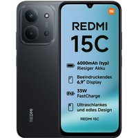 Redmi 15C (4GB+128GB) Smartphone midnight black