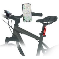 Kabelloses Beleuchtungs-Kit mit Smartphone-Lenkerhalterung schwarz