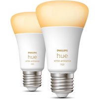 Hue White Ambiance E27 1100 LED-Leuchtmittel 2er Pack