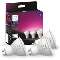 Hue White & Col. Amb. GU10 350lm LED-Reflektor Dreierpack