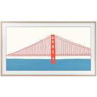 Austauschbarer Rahmen für The Frame 55" (2021) teak