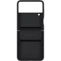 Flap Leather Cover für Galaxy Z Flip4 schwarz