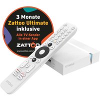 LEAP-S3+ V2 Ultimate Streaming Box weiß inkl. 3 Gratis-Monate Zattoo Ultimate