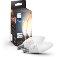 Hue Wh. Amb. 5.2W B39 E14 2er Set LED-Kerze