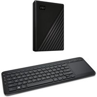 My Passport (1TB) schwarz inkl. Microsoft All-in-One Media Keyboard schwarz